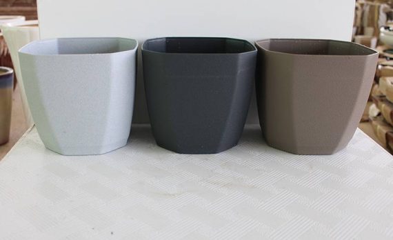 NEW SQUARE POT SINGLE PIECE