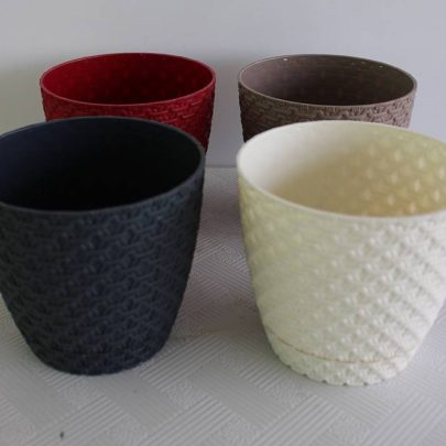 WICKER POT SINGLE PIECE